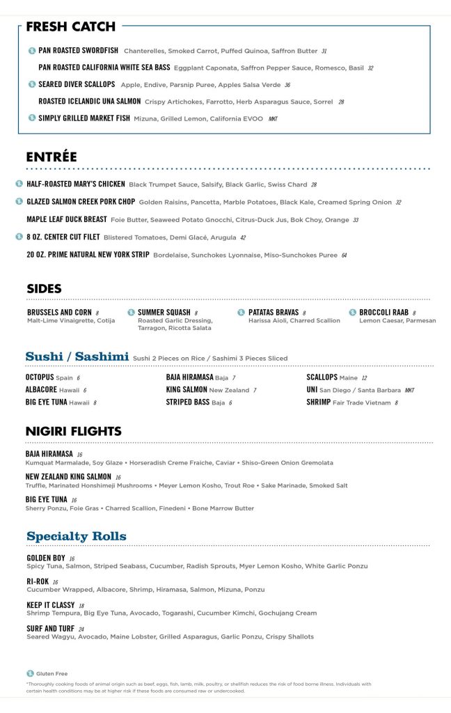 Lionfish San Diego Seafood Restaurant Menu 2 Lionfish San Diego Lionfish San Diego Seafood Restaurant Menu 2 Lionfish San Diego
