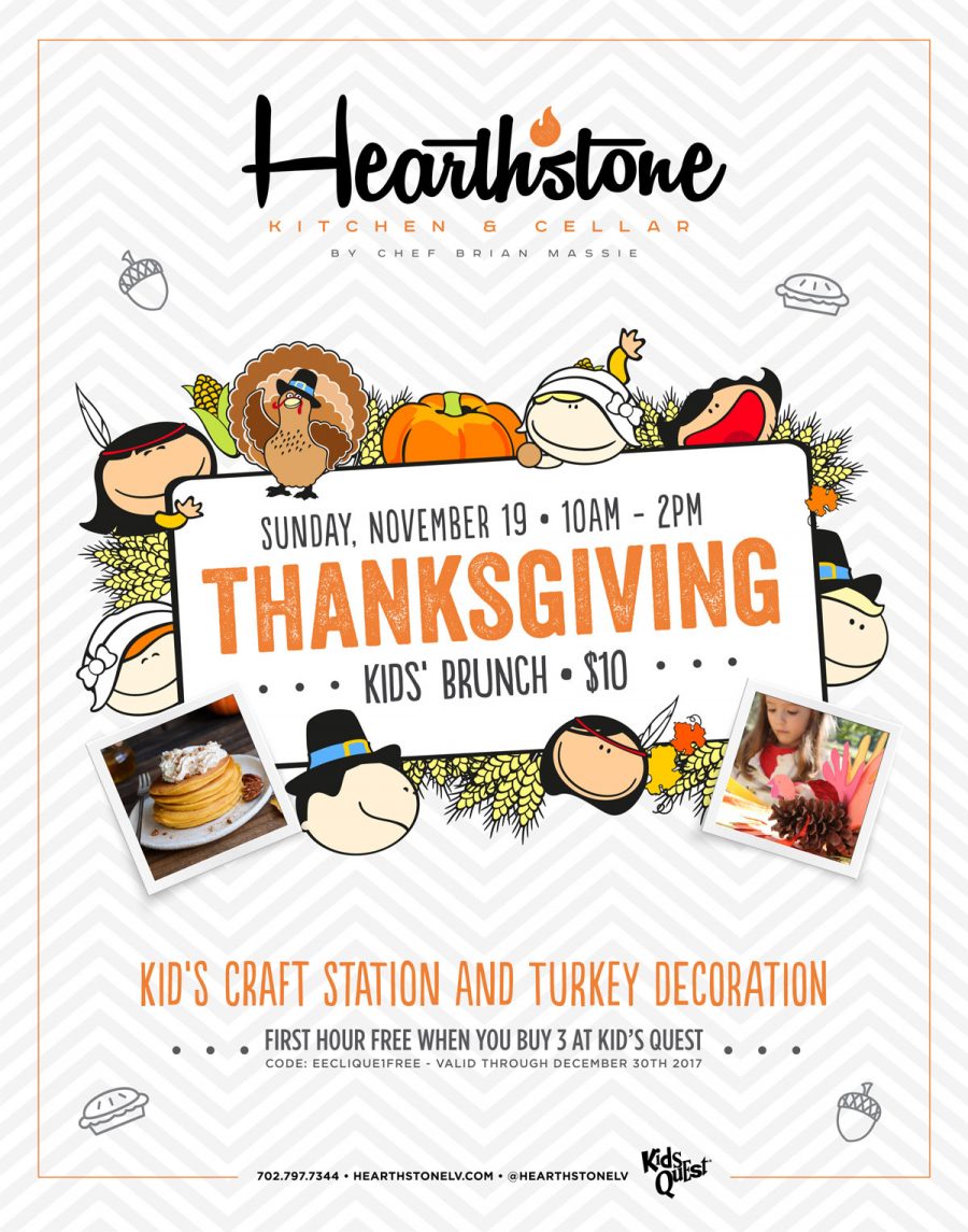 Join us at Hearthstone for Our Thanksgiving Kids Brunch