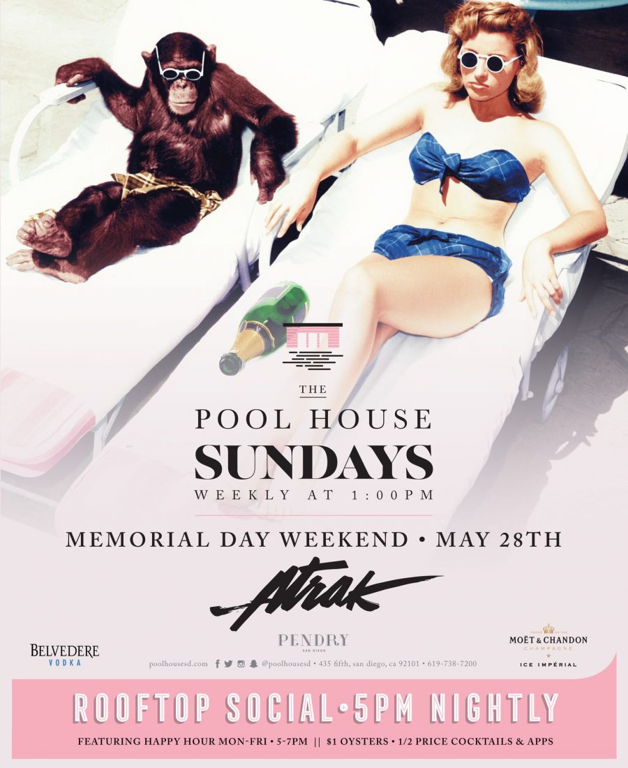 Atrak – The Pool House May 28, 2017 | Memorial Day Weekend