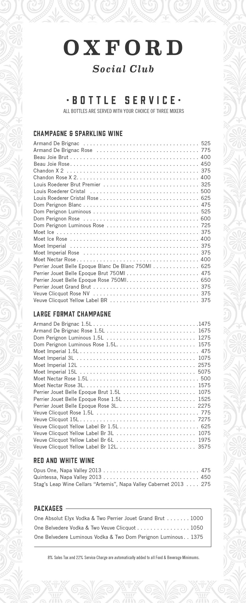 menuoxfordsocial20174 The Oxford Social Club