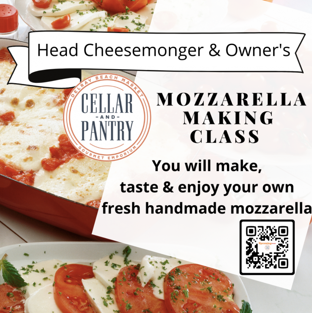 Mozzarella Making Class with Cellar & Pantry Delray Beach Market